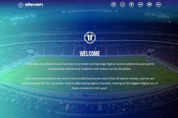 eleven.tv site used Elevensports