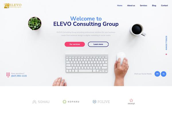 BeTheme Child theme site design template sample