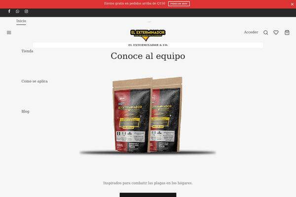 Goya-child theme site design template sample