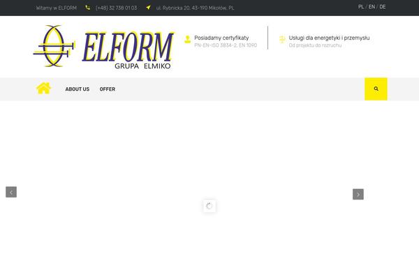 elform.pl site used Industry