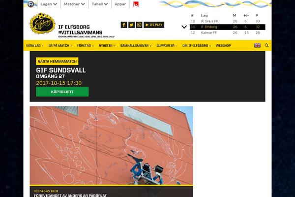 elfsborg.se site used Elfsborg