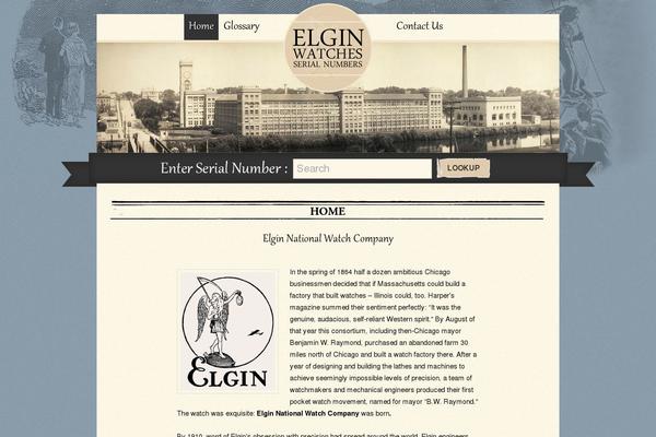 elginnumbers.com site used Elgin