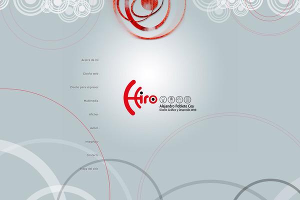 elhiro.com site used Businesscard