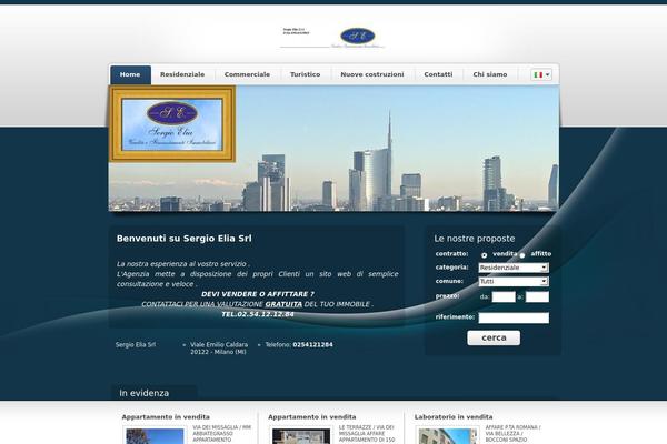 Vento theme site design template sample