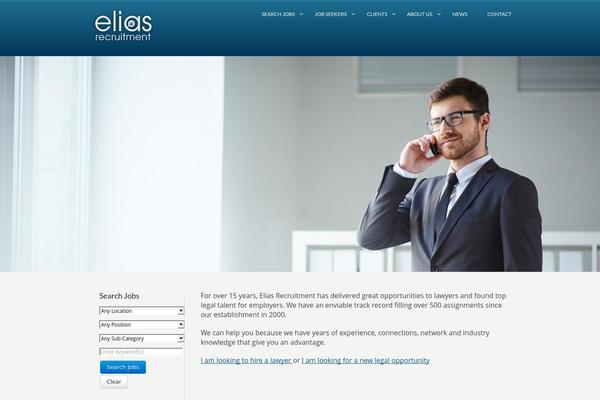 WordPress website example screenshot