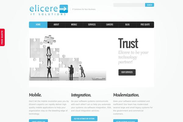 elicere.com site used Theme1776
