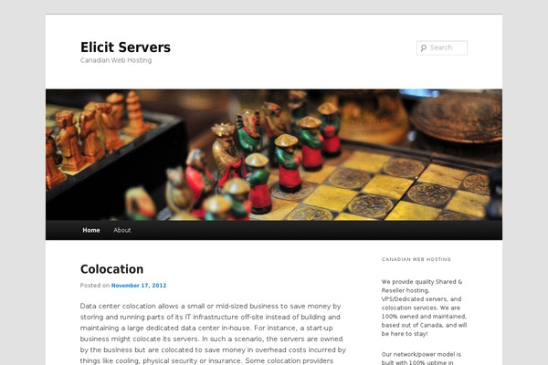 WordPress website example screenshot