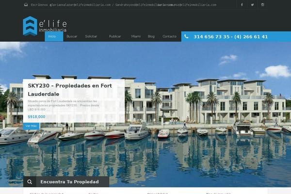 Realhomes Theme theme site design template sample