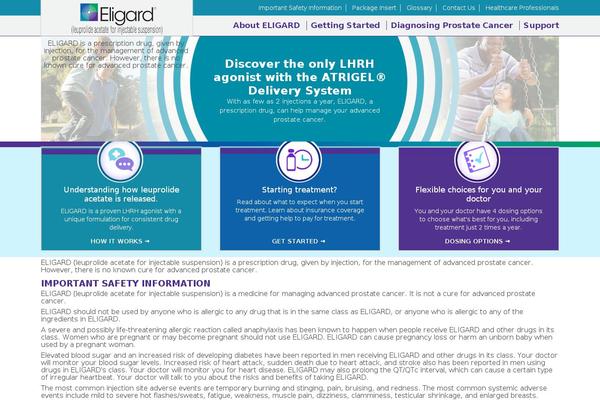 eligard.com site used Eligard-pat