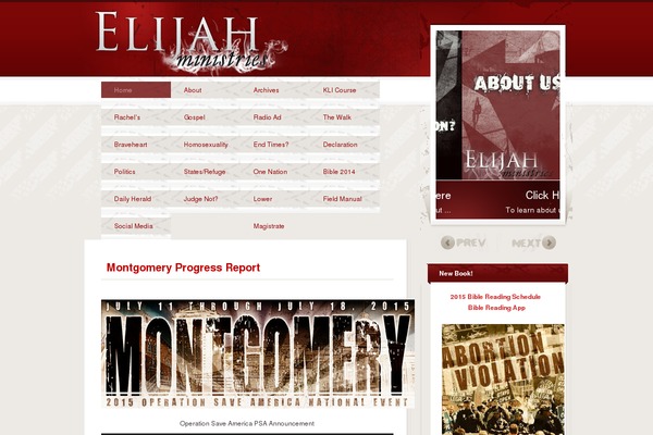 elijah theme websites examples