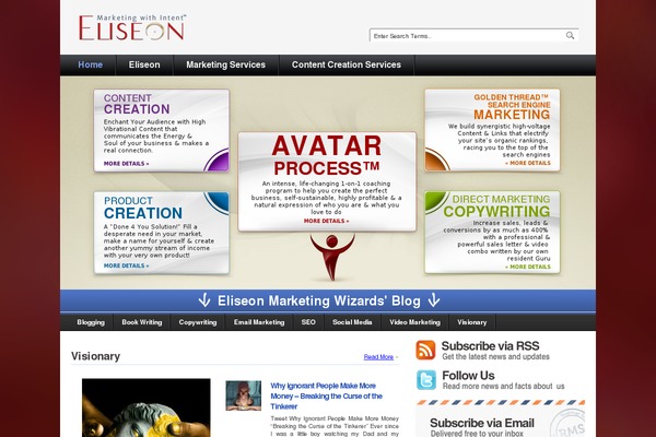 eliseon.com site used Wp-genius_basic