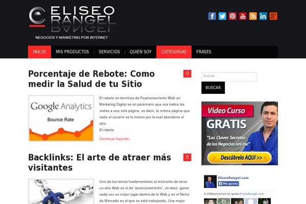 WordPress website example screenshot