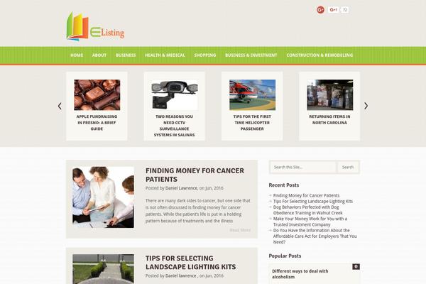 elistingz.net site used Textured
