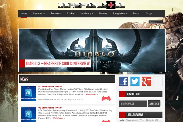 elite-gamerz.de site used Ichspiele5