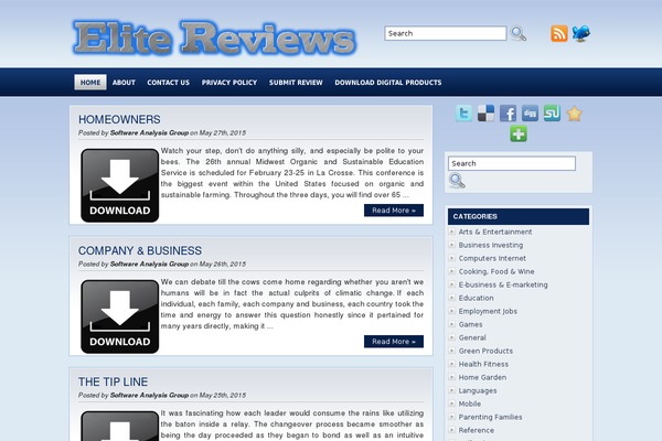 elite-reviews.com site used Smartblue