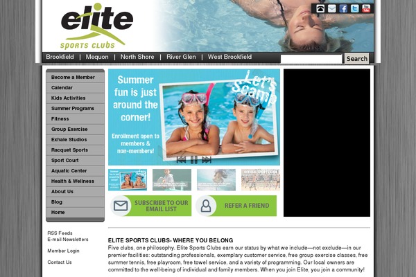 eliteclubs.com site used Elitefitness