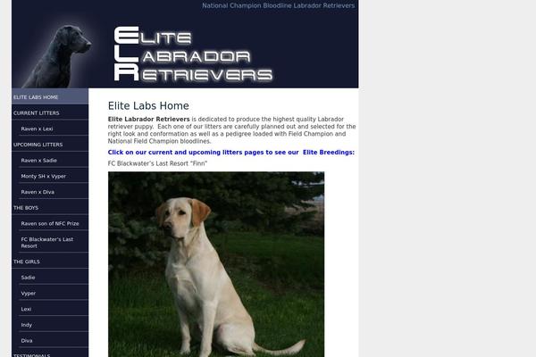 elitelabradorretrievers.com site used Happy Cyclope