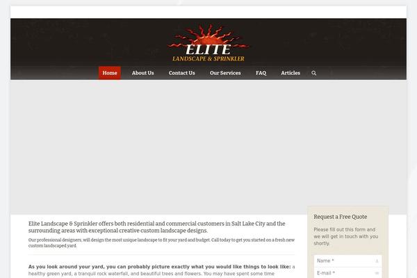 The7 theme site design template sample