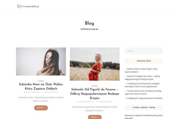 Vihan-child theme site design template sample