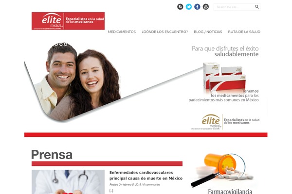elitemedical.com.mx site used Blogeasy