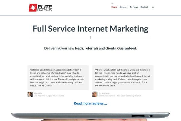 Hello Elementor theme site design template sample