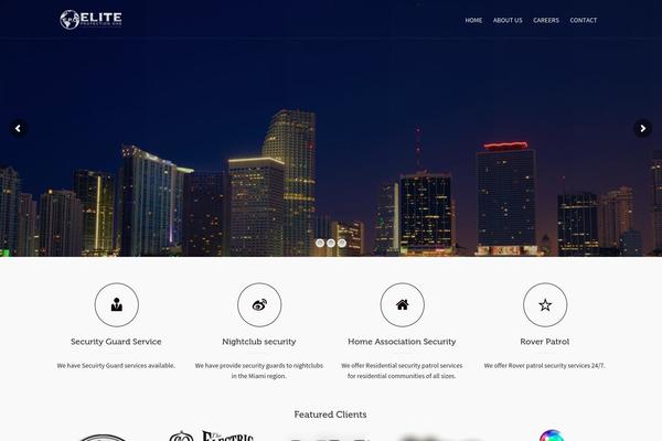 Highend theme site design template sample