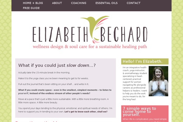 elizabethbechard.com site used Scout2by16j