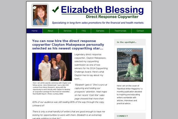 elizabethblessing.com site used Pro Framework