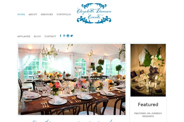 elizabethduncanevents.com site used Ede