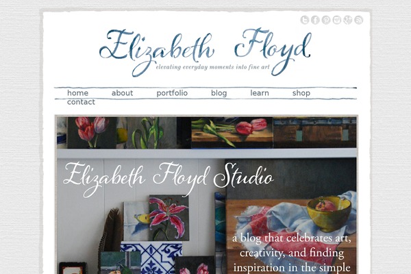 elizabethfloyd.com site used Supersimple