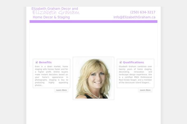 elizabethgraham.ca site used Luckymarble