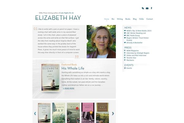 elizabethhay.com site used Ehay2015