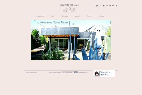 Elizabeth theme site design template sample
