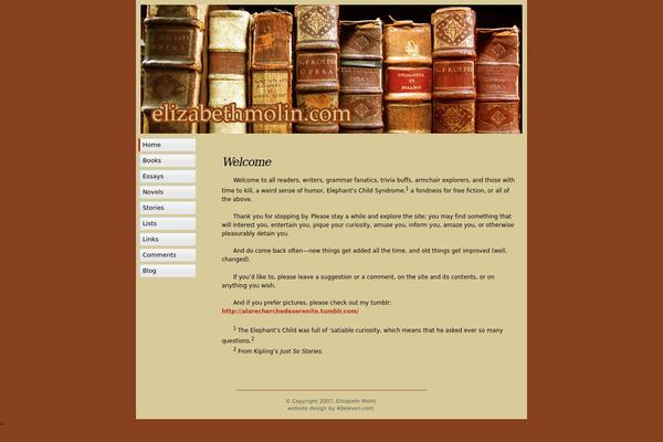 elizabethmolin.com site used Andreassuppages