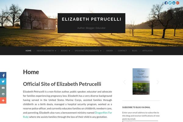 Hemingway theme site design template sample