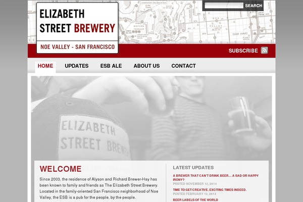 elizabethstreetbrewery.com site used Esb