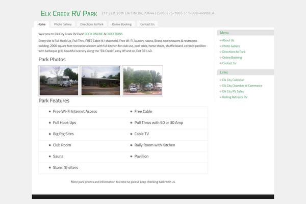 WordPress website example screenshot