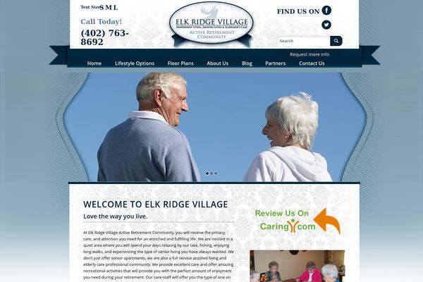 WordPress website example screenshot