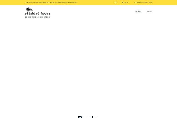 ellabirdbooks.org site used Lorem-ipsum-books-media-store