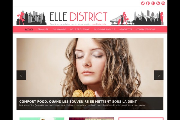 elledistrict.com site used Frenchdistrict