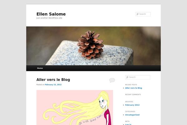 Twenty Eleven theme site design template sample