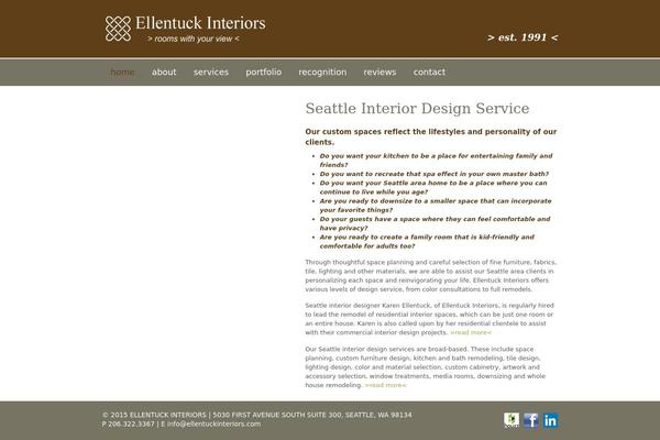WordPress website example screenshot