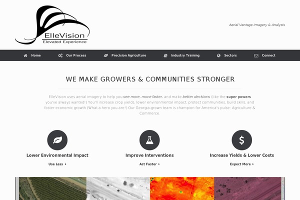 Vantage theme site design template sample