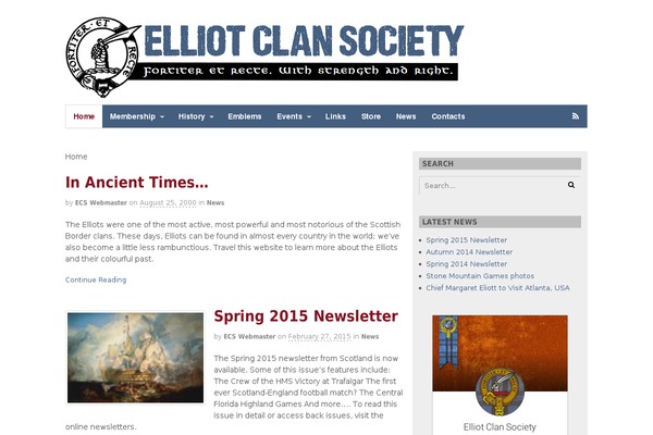 elliotclan.com site used Ecs-canvas