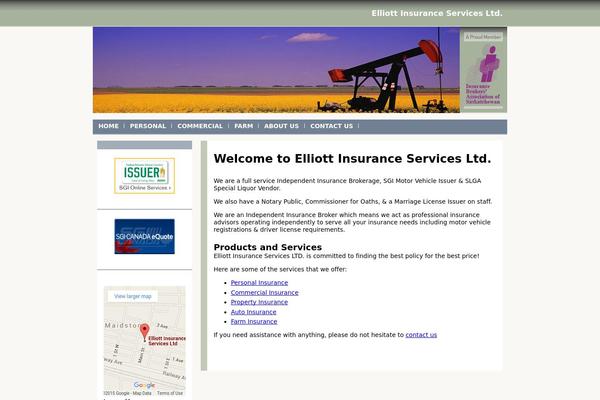 elliottinsurance.ca site used Saskbrokers-four