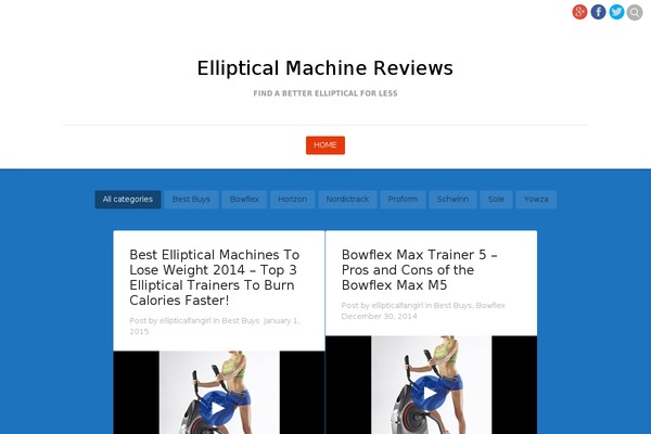 ellipticaltrainerreview.com site used Video_essence