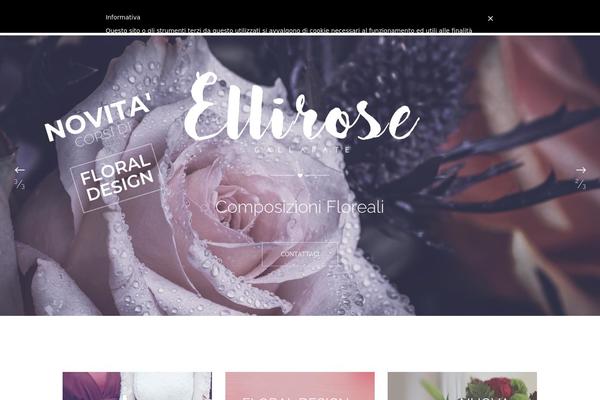 Fleur theme site design template sample