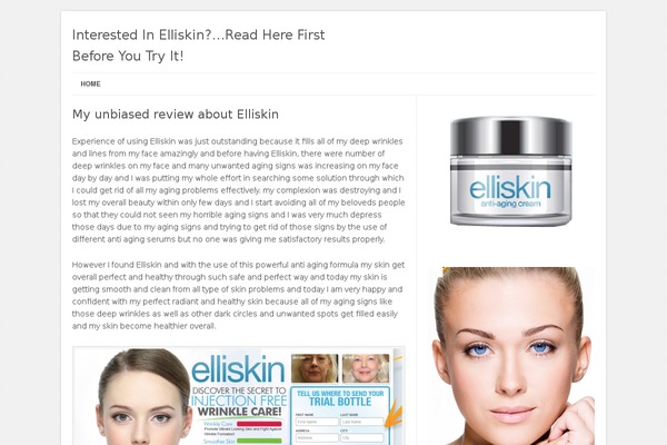 WordPress website example screenshot