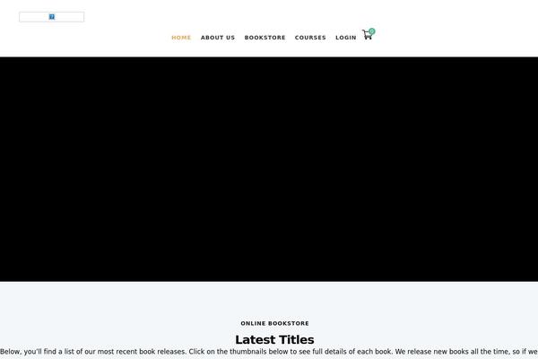 Bookshelf theme site design template sample