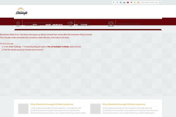 Site using Autoptimize plugin